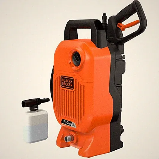 BLACK+DECKER Electric Cold Water Pressure Washer (1,700 PSI/1.2 gpm) - BEPW1700