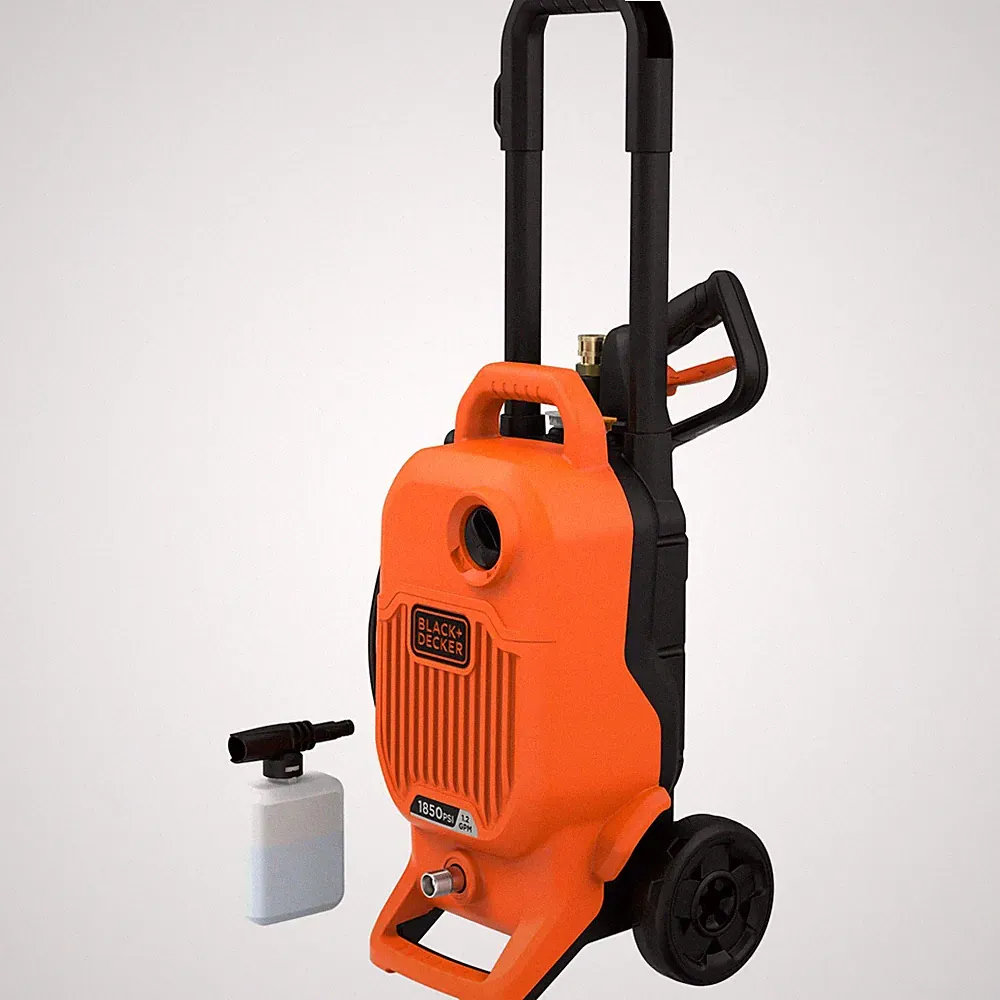 BLACK+DECKER Electric Cold Water Pressure Washer (1,850 PSI) (1.2 gpm)- BEPW1850