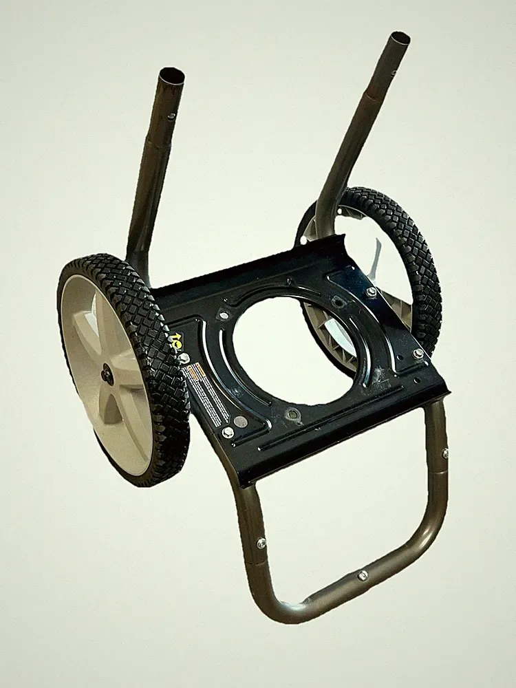 Black Max Pressure Washer Lower Frame Section OEM W/ Wheels & Base Plate