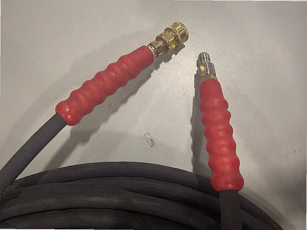red pressure washer hose 100ft