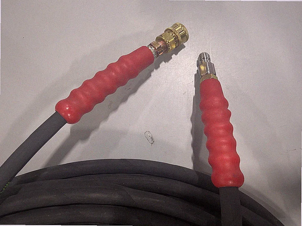 BLACK/RED - TIANTINGHEN 100FT PRESSURE WASHER HOSE MAX 4800 PSI