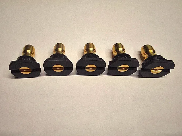 Black Tip 1/4" for Power Washer Spray Nozzle Pressure Washing 5000 Psi 5Pcs