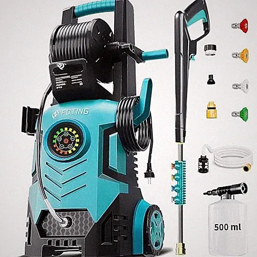 BLUE - FOTING 2026NEW PRESSURE WASHER 5000PSI WITH ADJ-8-LEVEL TOUCH SCREEN, 34"