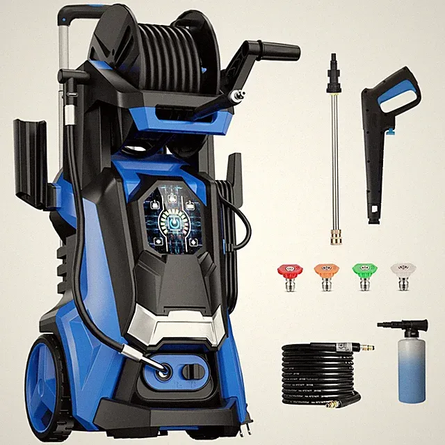 BLUE - PECTICHO ELECTRIC PRESSURE WASHER 4200PSI 2.8 GPM POWER 101ACA
