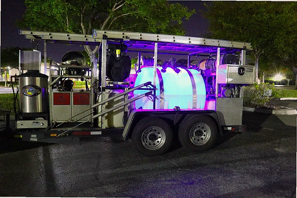 BLUE PRESSURE WASHER TANK LIGHTS