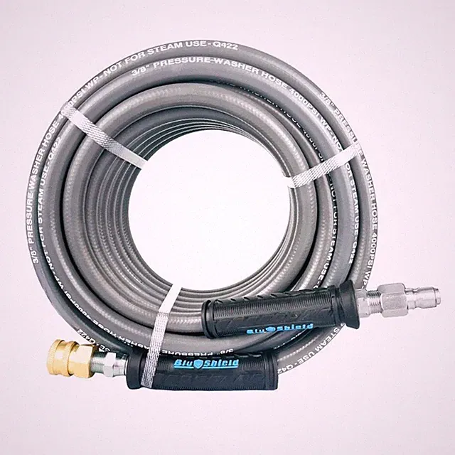 BluShield 50' x 3/8 4000 PSI Pressure Washer Hose w/QC