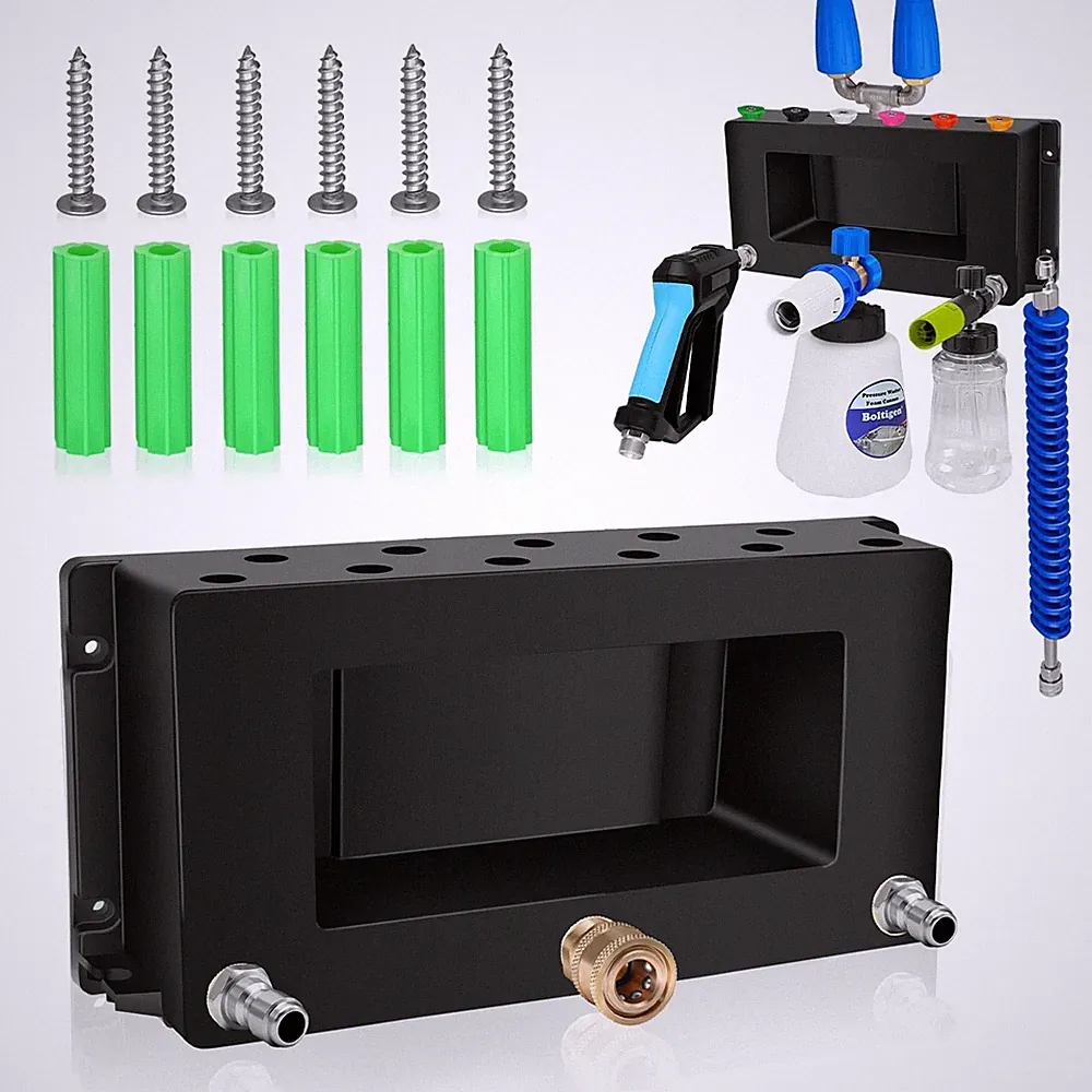 Boltigen Wall Mounted Pressure Washer Gun Holder, Foam Cannon Organize Holder...