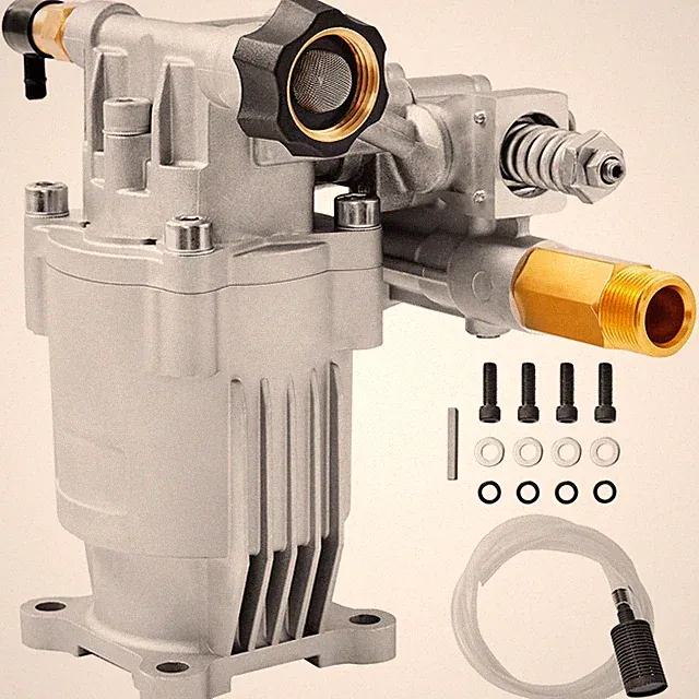 Bomba Hidrolavadora 3400 PSI 2.5 GPM Eje 3/4 Repuesto Horizontal Gasolina