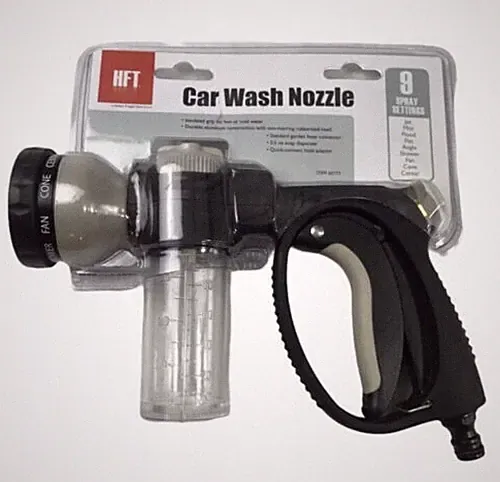 BRAND NEW 9-Pattern Car Wash Nozzle With Soap Dispenser (USA SELLER)
