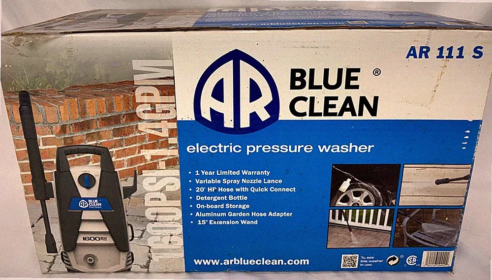 BRAND NEW Blue Clean AR 111 S 1600PSI-1.4GPM Electric Pressure Washer