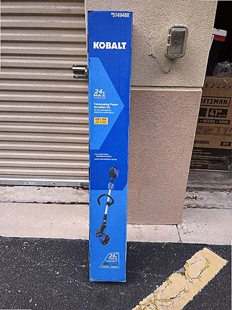 BRAND NEW Kobalt 24V Telescoping Power Scrubber Model #5149488 (TOOL ONLY)