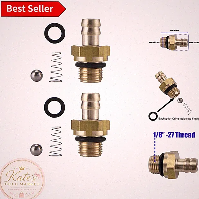 Brass Chemical Injector Set for Pressure Washer Pumps 190593GS, 190635GS, 203...