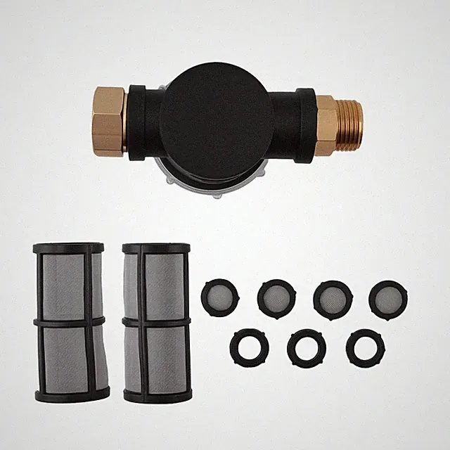 Brass Inline Filter 3/4" Thread for Pressure Washer Hose Sediment Screen