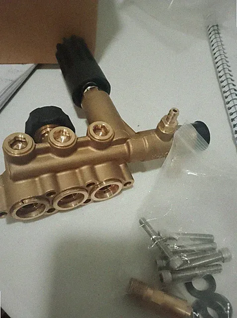 brass manifold for high pressure pressure washer