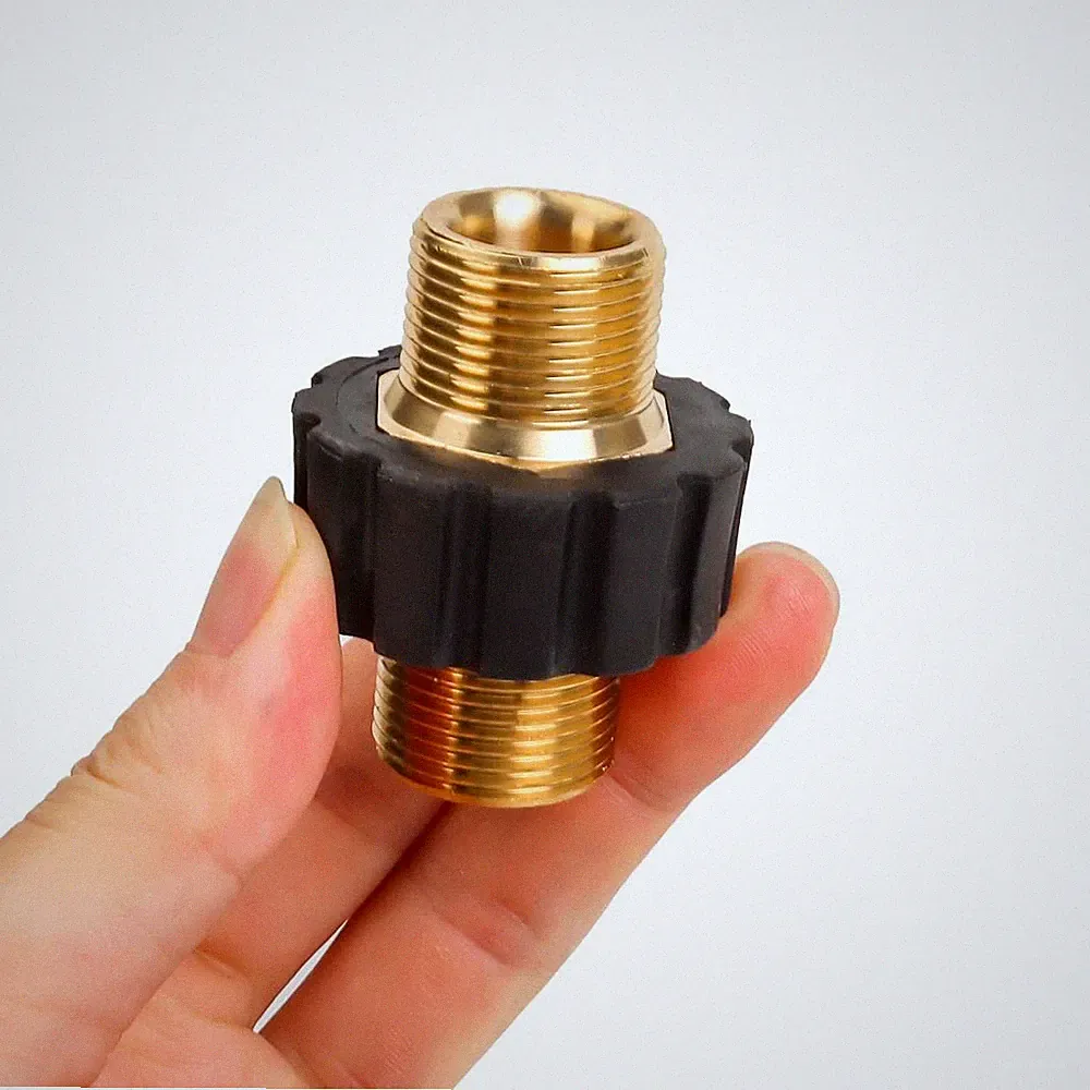 Brass Pressure Washer Connector Quick Connect Fitting For M22-14mm Hose Adapter