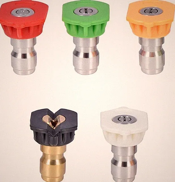 Brass & Stainless Steel Pressure Washer Nozzle Tips | 1/4 Inch, 2.5 GPM
