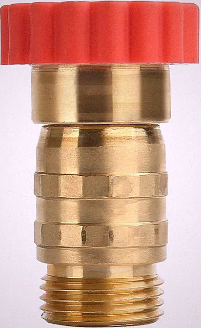 Brass, Water Pressure Regulator, Garden Hose Pressure Reducer, 40-50 Psi, 3/4" H