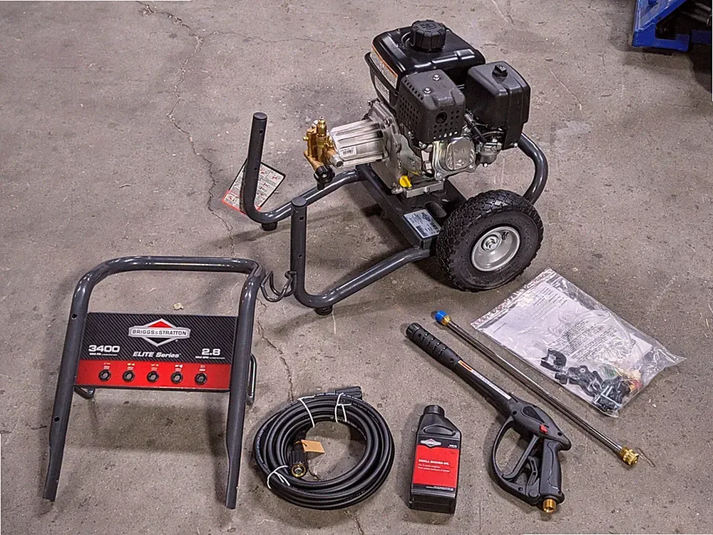Briggs and Stratton 020775A Gas Powered Cold Water Pressure Washer 3400 PSI