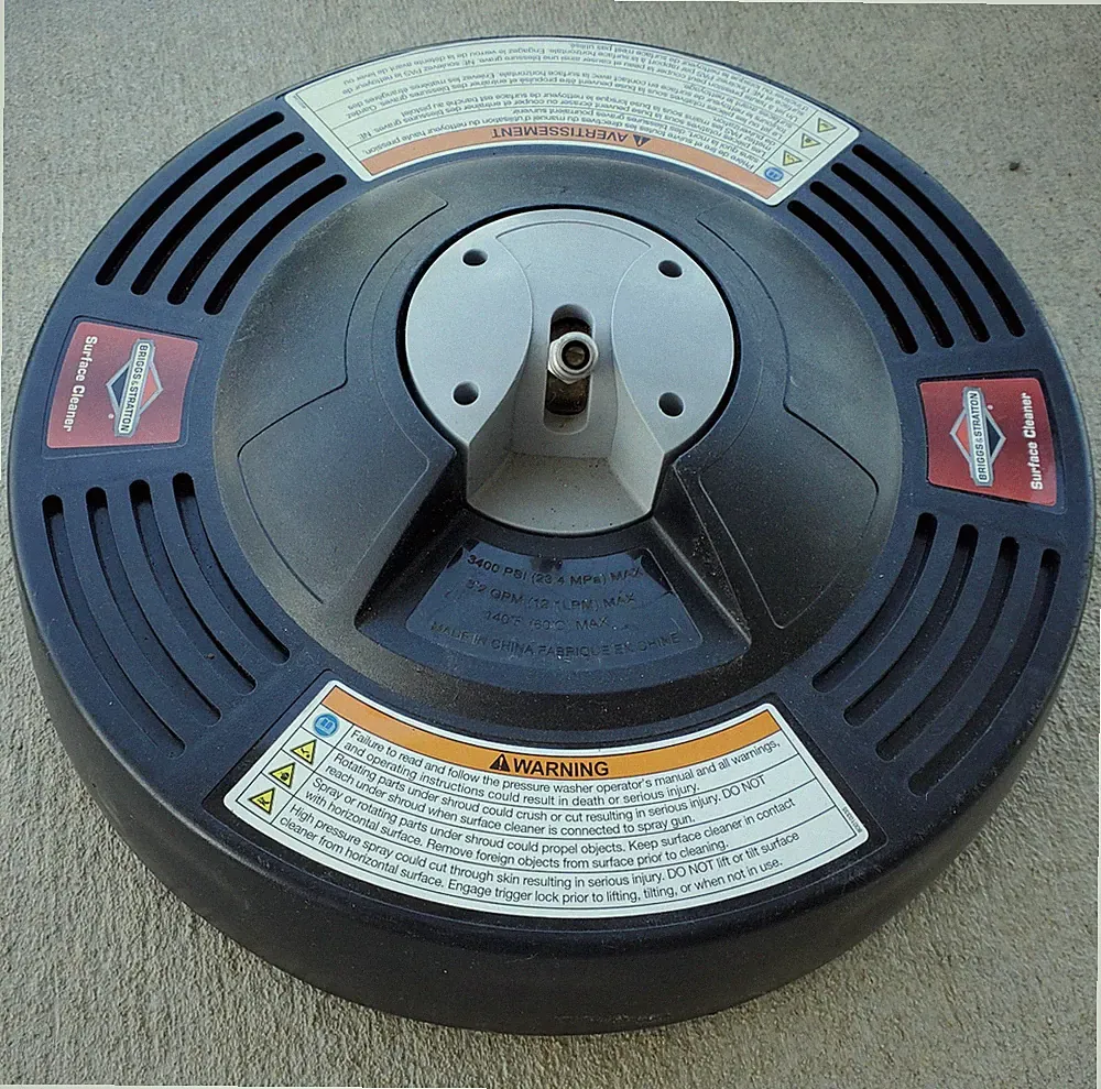 Briggs & Stratton 14 in-3.2 GPM max Pressure Washer Surface Cleaner Attachment