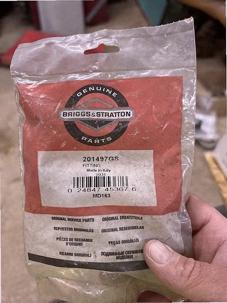 Briggs & Stratton 201497GS Pressure Washer Water Outlet Tube (1H)