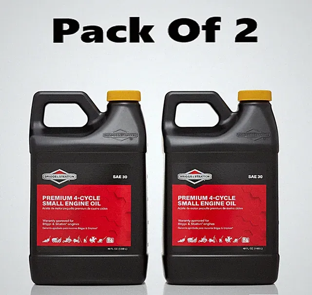 Briggs & Stratton 4-Cycle 48 oz Small Engine Oil SAE 30 ( Pack of 2 ) NEW