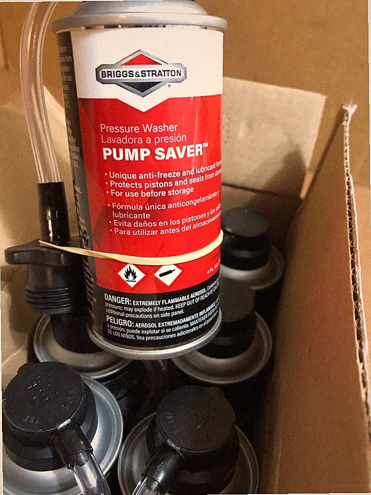 Briggs & Stratton 4 oz Pressure Washer Pump Saver 6039, 100515GS (6-Pack)