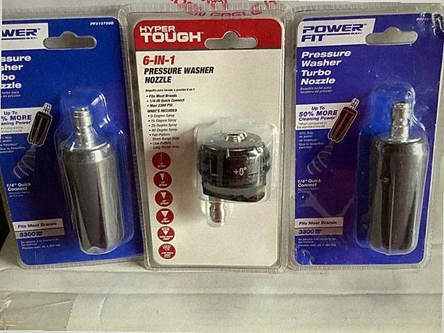 BUNDLE OF PRESSURE WASHER NOZZLES (BUNDLE OF3)
