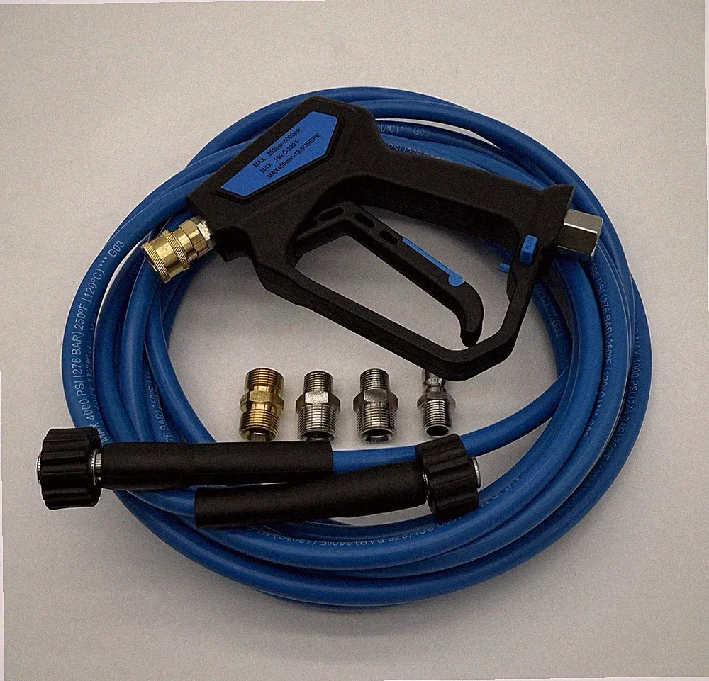 BUNDLE Pressure Washer Hose (276bar 4000psi), Sprayer (350bar 5000psi), 4x Bolts