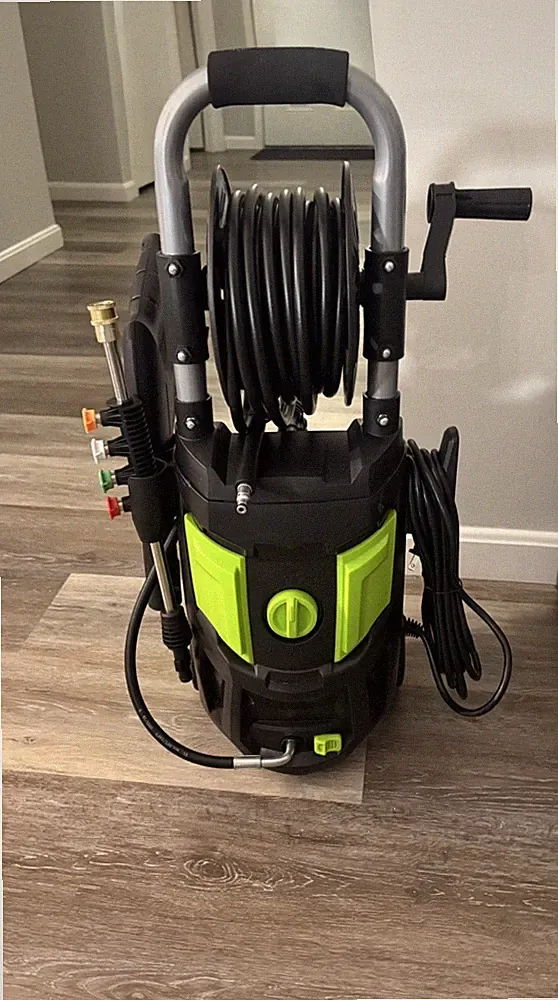 C4012PLUS-1500C Cold Water Pressure Washer Green, Model GREEN-G1514, 41x41x28 cm