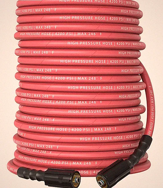 CADEGUO Pressure Washer Hose 100 ft, 4200 PSI Flexible and Kink-Resistant, St...