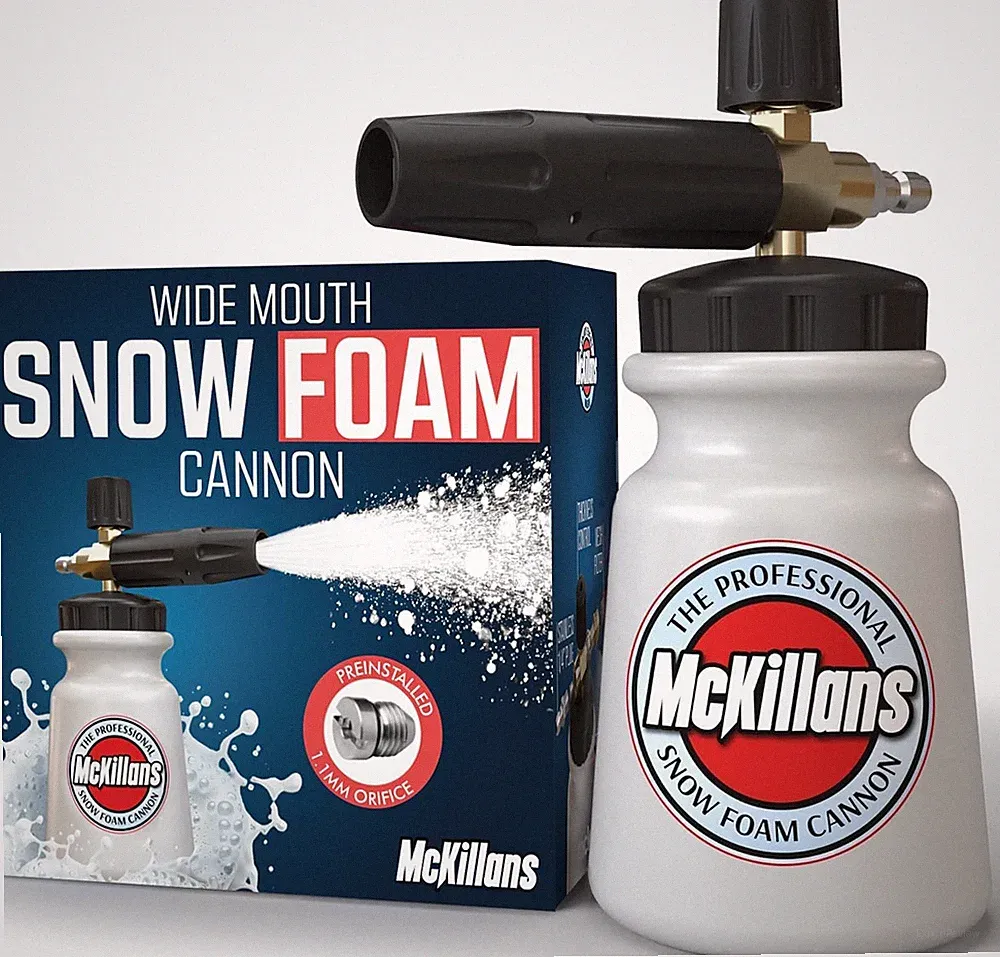 Cann Cannon for Foam Pressure Mckillans Snow - (Wide Wash Washer Mouth) Car Foam