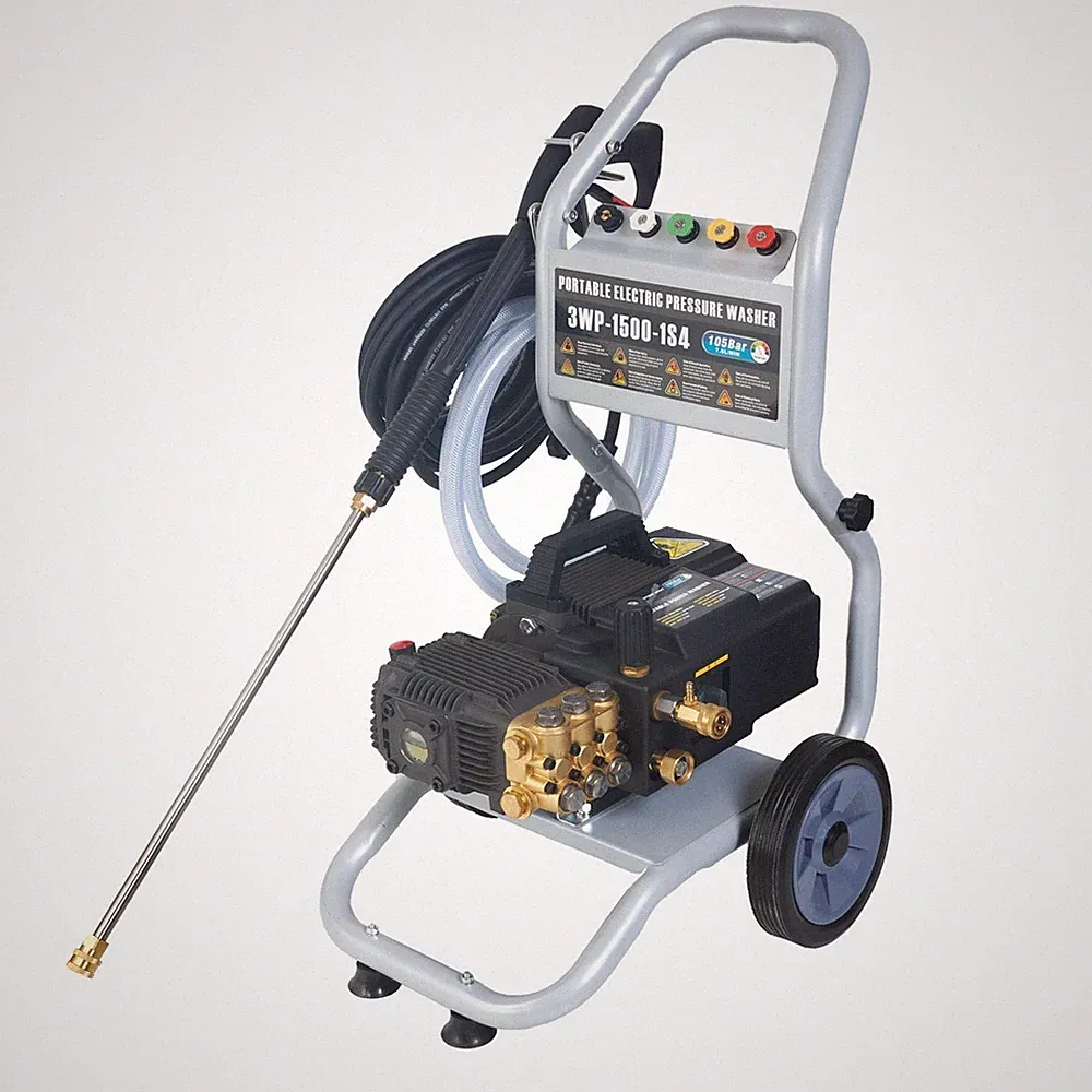 Canpump 1500 PSI 2 GPM Cart-Mounted Electric Pressure Washer, 2 HP 240 V