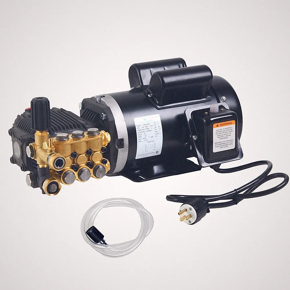 Canpump 1500 PSI 2 GPM Electric Pressure Washer w/ Triplex Pump, 2 HP 120 V