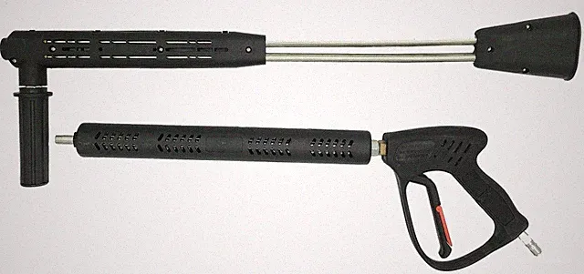Canpump 40-In Dual Lance Wand W/Bent Tube, Spray Gun Included, 5000 Psi