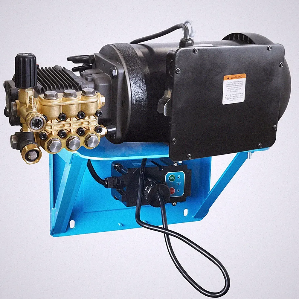 Canpump Wall-Mount Pressure Washer: 5 hp Half-Speed Motor 240 V, TSS