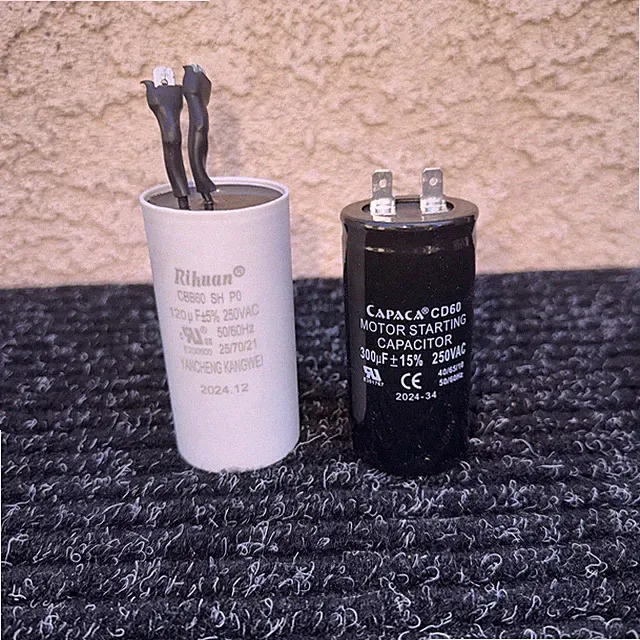 Capacitor CD60 250 Vac 300Uf Assy For Ryobi RY142500 2500PSI Pressure Washer