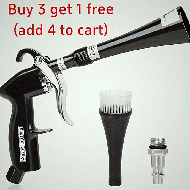 Car Cleaning Air Blow Gun High Pressure Detailing Interior Dryer Car Tool Kit