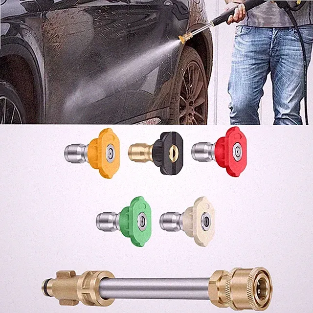 Car Detailing Pressure Washer Wand Nozzle Set Long-lasting Performance