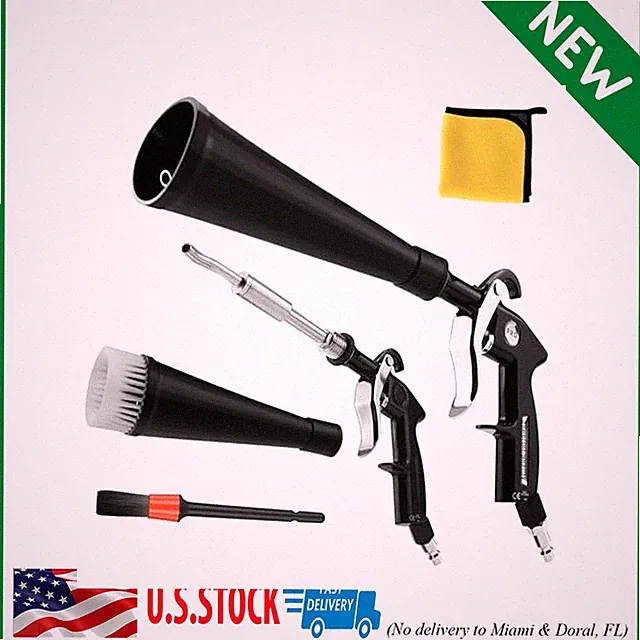 Car Dry Cleaning Gun,Tornado Air Gun,High Pressure Air Blow Gun,Fast Interior Dr
