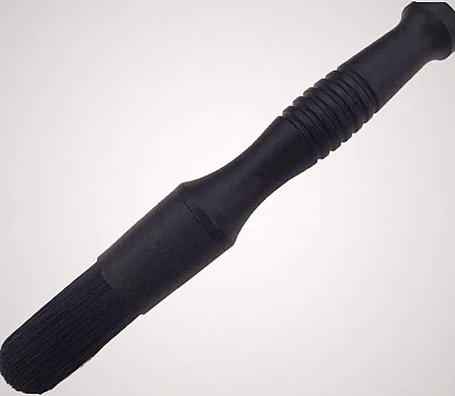 Car Parts Washer Brush, Bullet Head Cleaning Brush for Black