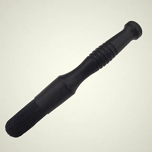 Car Parts Washer Brush, Bullet Head Cleaning Brush for Black