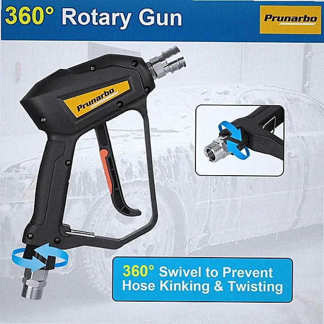 Car Pressure Washer with Foam Gun 5200 PSI,Heavy Duty Brass Snow Foam Cannon Kit