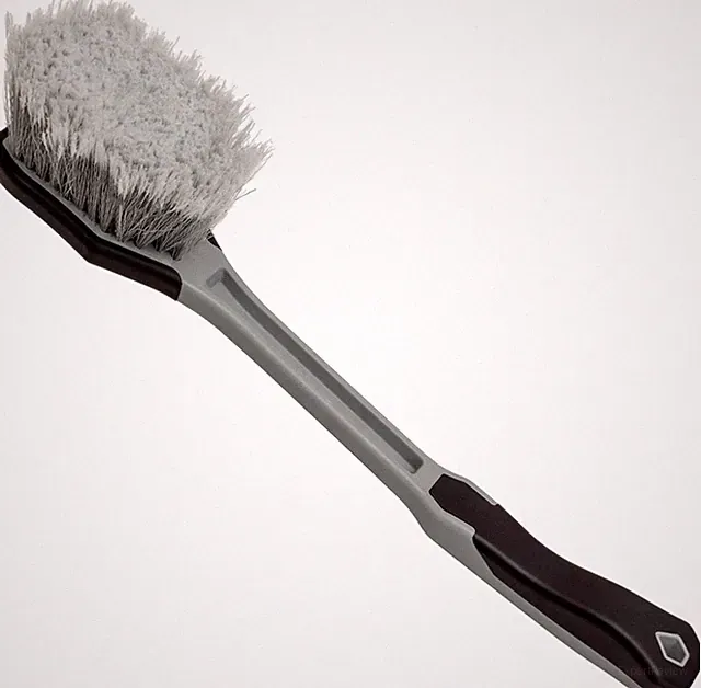 Car Wash Brush, Wheel and Fender Brush, Long Handle Tire Cleaner for Car