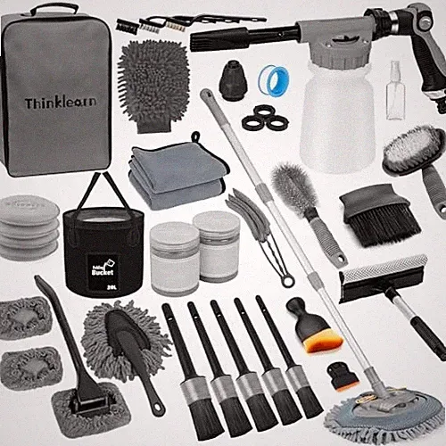 Car Wash Detailing Kit with Foam Gun, Car Cleaning Kit Set,Car Wash Brush with