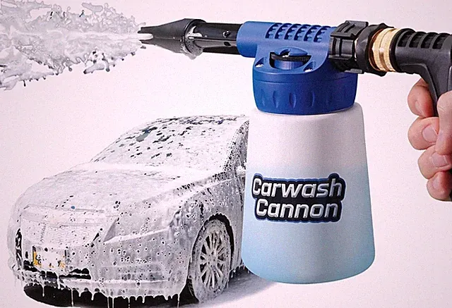 Car Wash Foam Blaster Nozzle Gun 5 Spray Settings For Car Truck Boat Cleaning