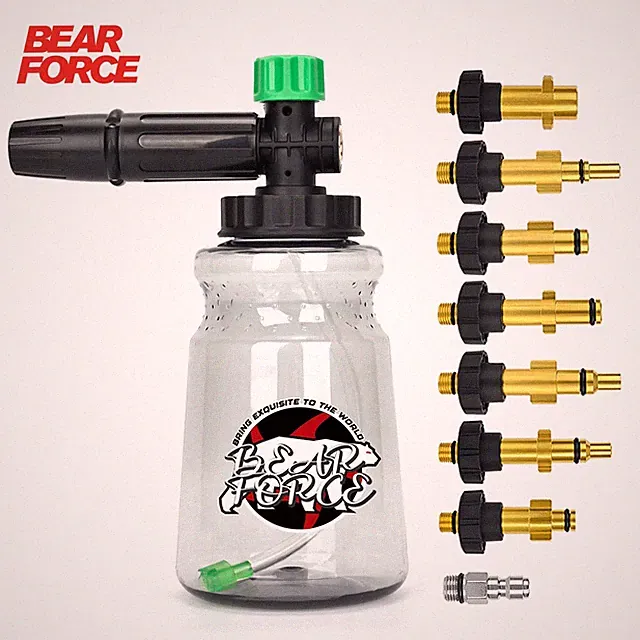 Car Wash Snow Foam Lance Nozzle Cannon Generator High Pressure Washer Tool