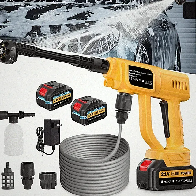 Car Washer Pressure High Gun Wireless Water Cleaner Car Portable Machine Wash