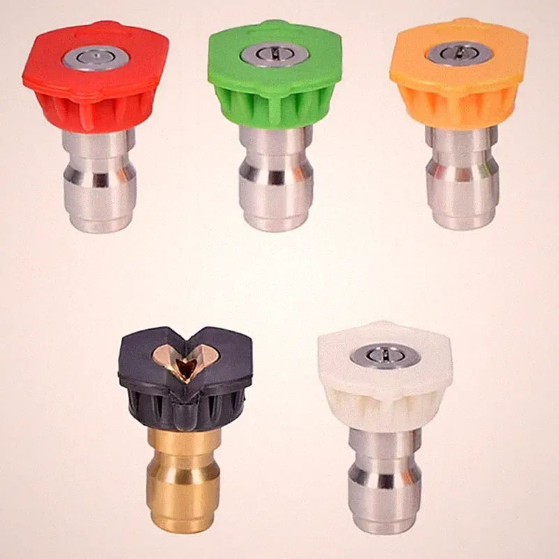 CarCarez Pressure Washer Nozzle Tips Multiple Degrees, 1/4 INCH (2.5 GPM)