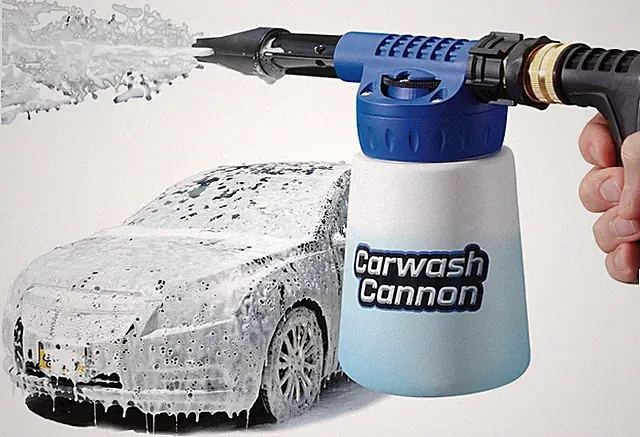 Carwash Cannon Foam Blaster Nozzle Gun for Cars, Trucks, Boats & More