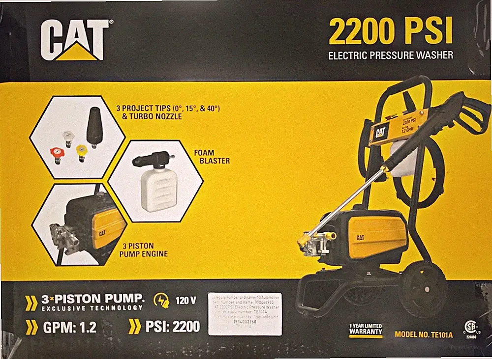 CAT 2200 PSI 1.2 GPM 120V Electric Cold Water Pressure Washer TE10A